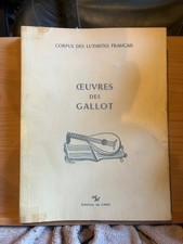 Oeuvres des Gallot partition