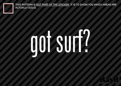 Got surf autocollant - got,