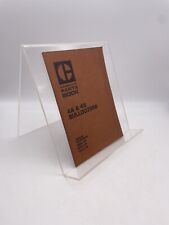 Caterpillar/Bulldozer/4A/4S / Liste Pièces Détachées / Pièces Livre / Anglais