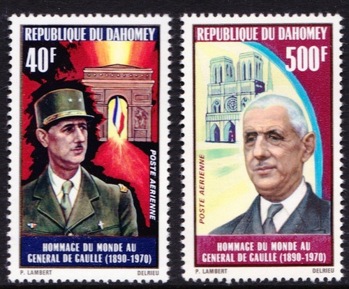 Dahomey 1971 gaulle - de, gaulle-2