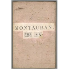 CARTE État Major MONTAUBAN