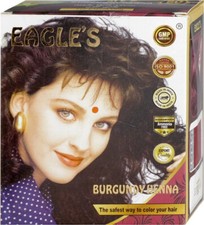 12 x henné EAGLE'S pour cheveux - BOURGOGNE / 12 pièces. X 10 gr/ 'NEW'