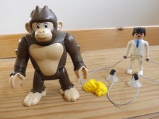 Playmobil - 9004 Singe Géant Gorille King Kong Gonk scientifique bananes Super 4