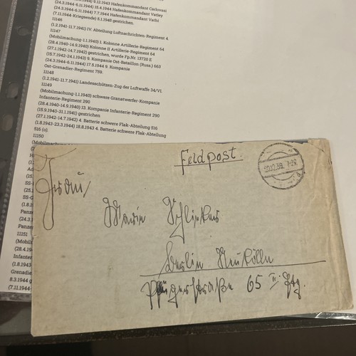 Feldpost leibstandarte - xx,