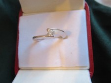 Bague en or blanc 750 GAREL