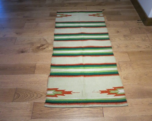 Vintage hand woven wool - woven, banded