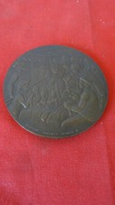 MEDAILLE LE DEJEUNER DES CANOTIERS   D'APRES AUGUSTE RENOIR EN BRONZE.