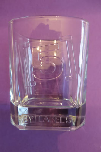 Ancien verre publicitaire - ancien,