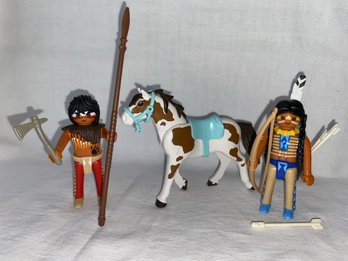 Playmobil indiens cheval - et,