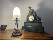 Jolie lampe ART DECO fer