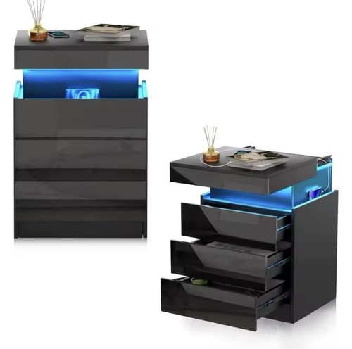 Table nuit chevet avec - de,