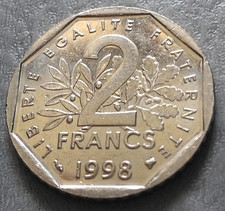 Monnaie France 2 Francs 1998 Semeuse KM#942.1  [3468]