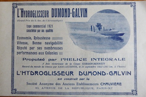 1922 pub helice chauviere - helice,