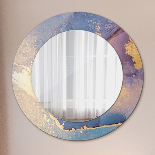 Mural rond miroir - rond, cadre
