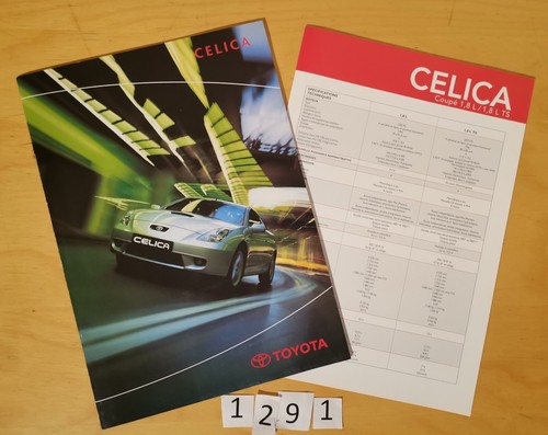 Toyota celica prospectus - toyota, +