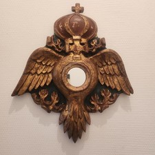 Ancienne Sculpture Miroir Baroque