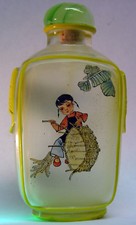 Tabatière chinoise en verre