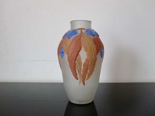 Ancien vase art deco signé - ancien,