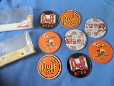8 DESSOUS DE VERRE SIMPSONS dans leur boite Bière Duff