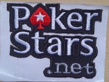 Pokerstars - Patch brodé carré- Collector - Casino - Poker