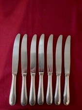 7 Couteaux de table métal