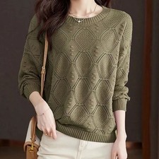 Pull-Over Femme Maille Col
