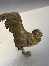 figurine coq bronze