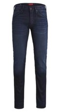 Jack & Jones Jeans Pour Hommes Slim Fit Bleu W 29 30 32 Neuf Tendance