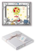 Cadre Rose 17149 Cm.13x18 Walt Disney Agréé Winnie Des Pooh Argent 925%