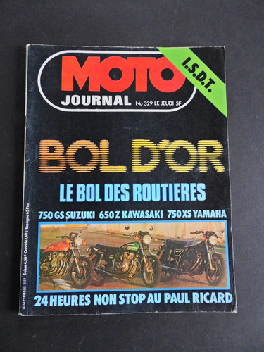 Ancienne revue moto journal - ancienne, "moto