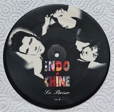 Indochine - Picture Disc 45 Trs – Le Baiser - 1990 - Bon Etat -