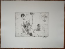 Maurice Le Scouëzec, Bordel, Montparnasse, gravure ancienne, école de Paris