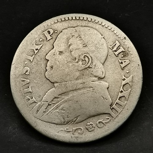 Soldi 1868 rome argent - rome,