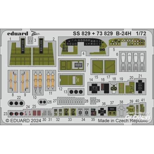 Eduard ss829 zoom set - zoom, b-24h