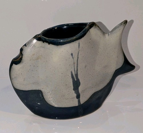 Rare vase modèle poisson