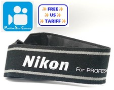 🎦👀✨Inutilisé✨ Bracelet professionnel Nikon 60 mm 6 cm noir blanc gris du JAPON