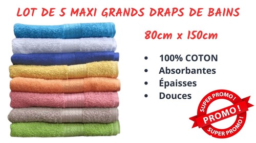 Lot maxi draps bain - lot,