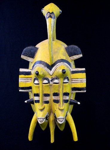 Art africain masque kpelie - africain,