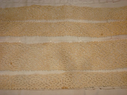 Ancien galon dentelle - dentelle, fait