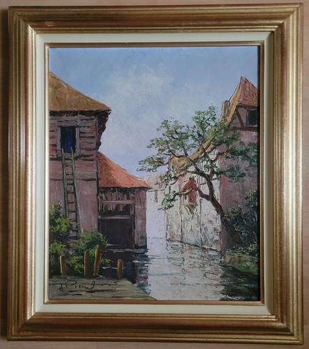 Tableau huile sur toile - tableau,