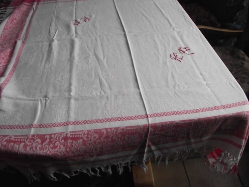 Linge ancien nappe - ,