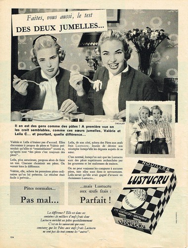 Publicite advertising 1957 - advertising,