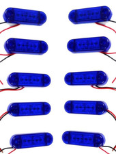 10x 12/24V LED Mini Bleu