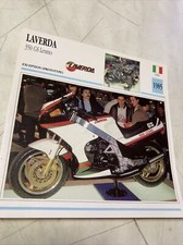 Laverda 350 GS Lesmo 1985 fiche carte moto de collection Atlas