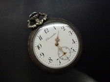 montre chronomètre de gousset,spiral Bréguet,fonctionne