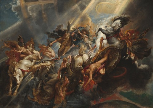 Mythologie baroque art - , mural