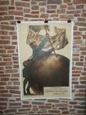 AUTHENTIQUE AFFICHE ANCIENNE - EMPRUNT DE LA DEFENSE NATIONALE - CREDIT LYONNAIS