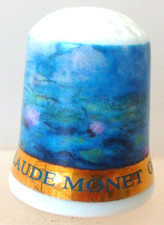Dé à coudre Thimble Porcelaine - FONDATION CLAUDE MONET GIVERNY NYMPHEAS