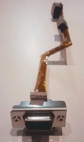 Câble vidéo port - vga, pour