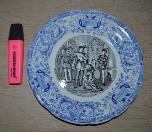 Assiette illustrée jeanne - assiette,